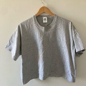 Russell Athletic Men's Short Sleeve Crewneck T-Shirt - Heather Gray